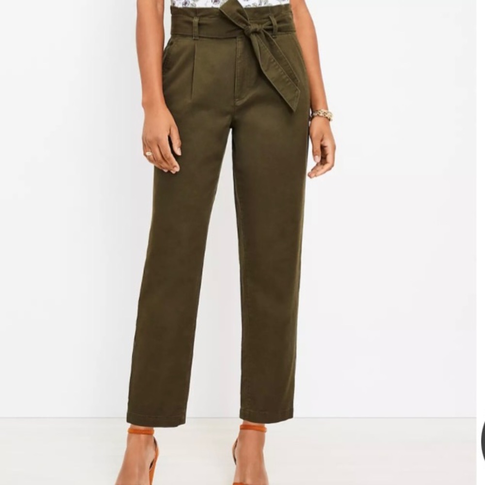 The Loft - paperbag pants